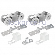 Комплект Punto (Пунто) роликов для раздвижных дверей Soft LINE 55/4 для межкомнатных дверей